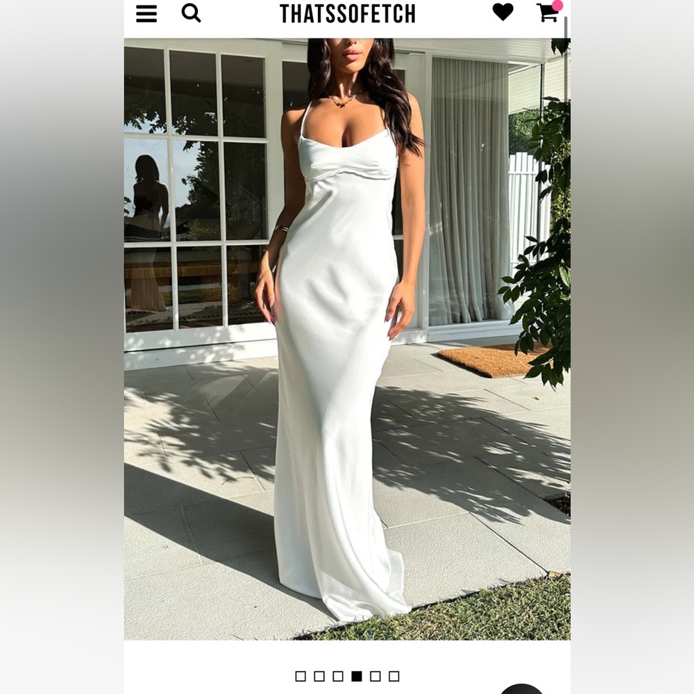 THATSOFETCH white dress